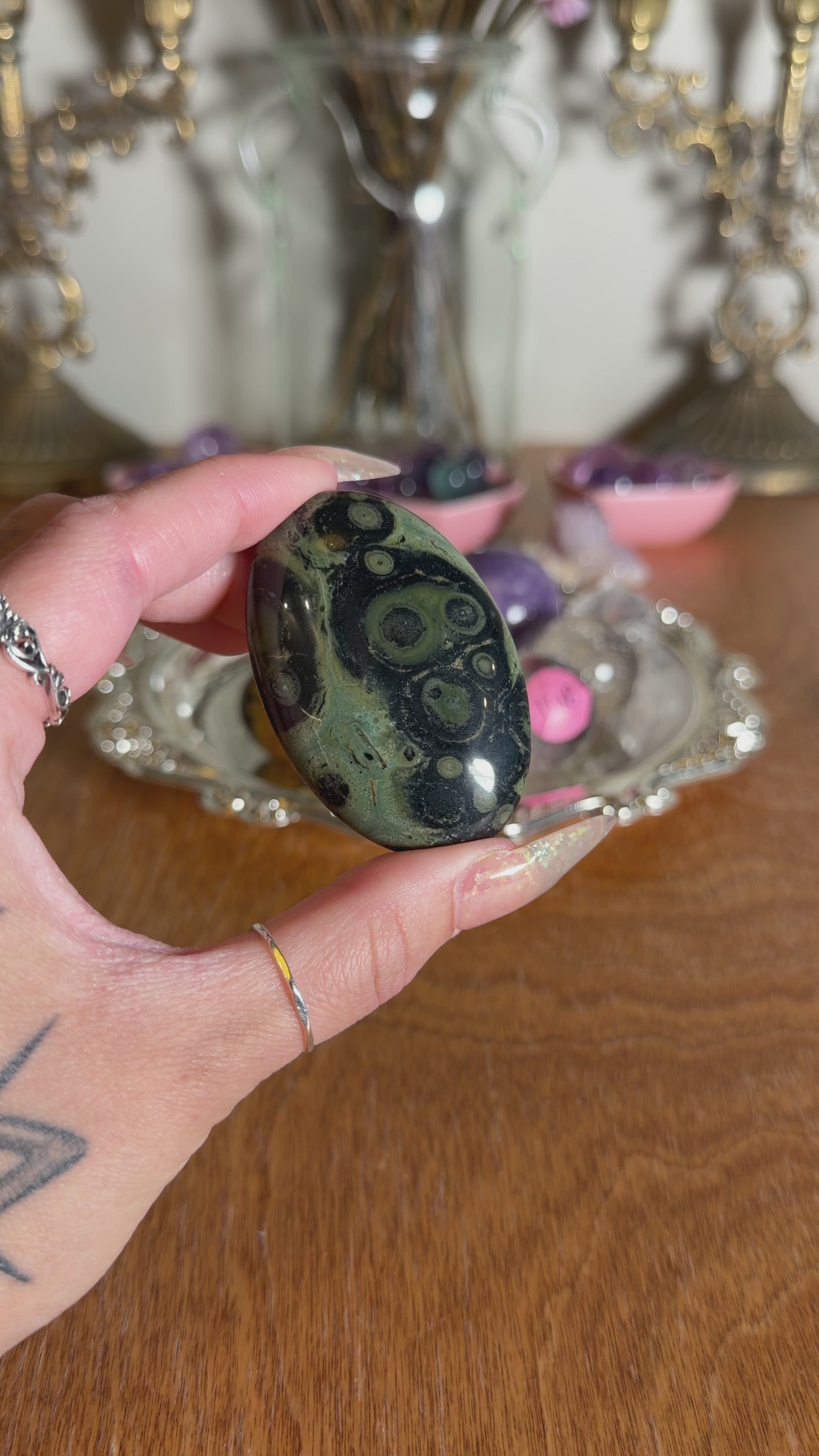 Kambaba Jasper Palm Stone